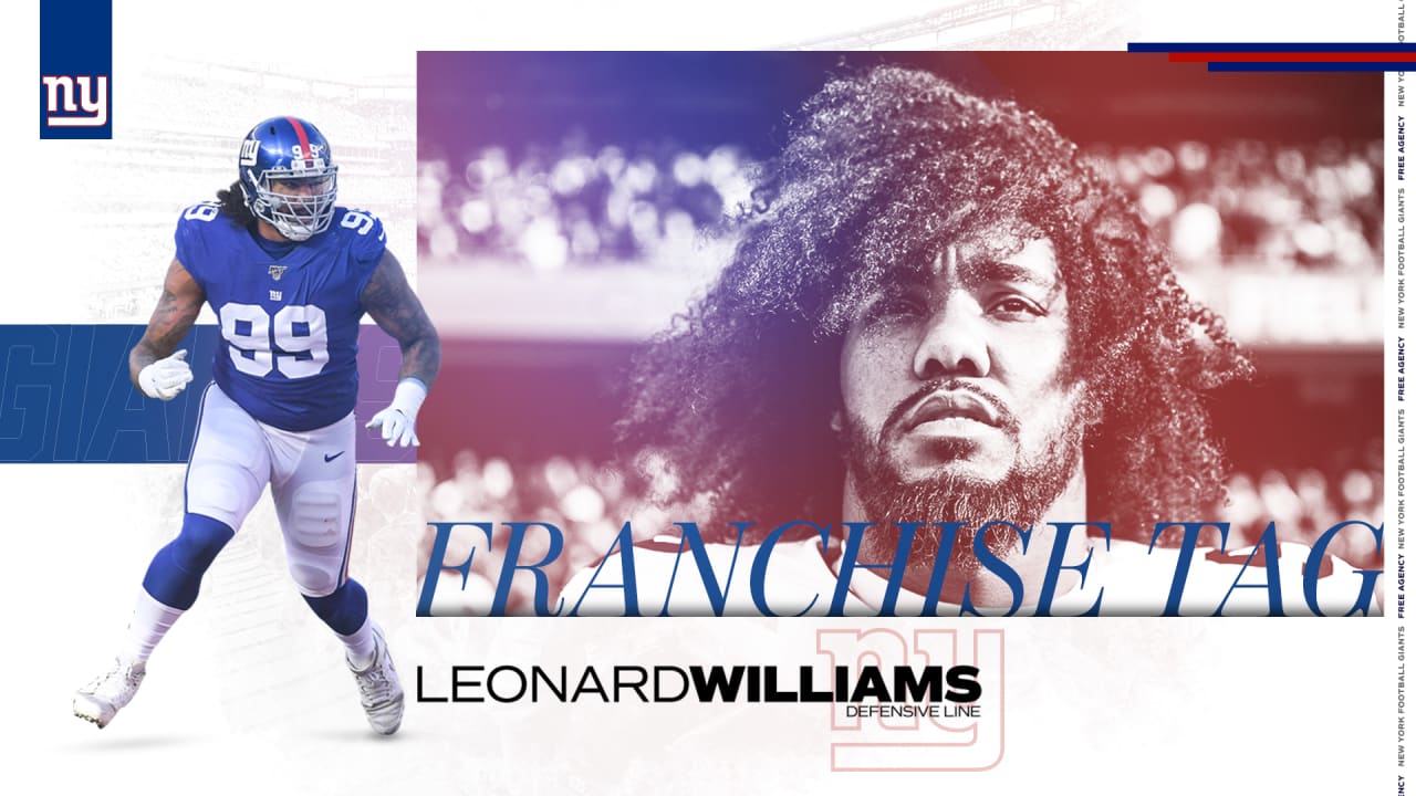 New York Giants defensive end Leonard Williams (99) enters the