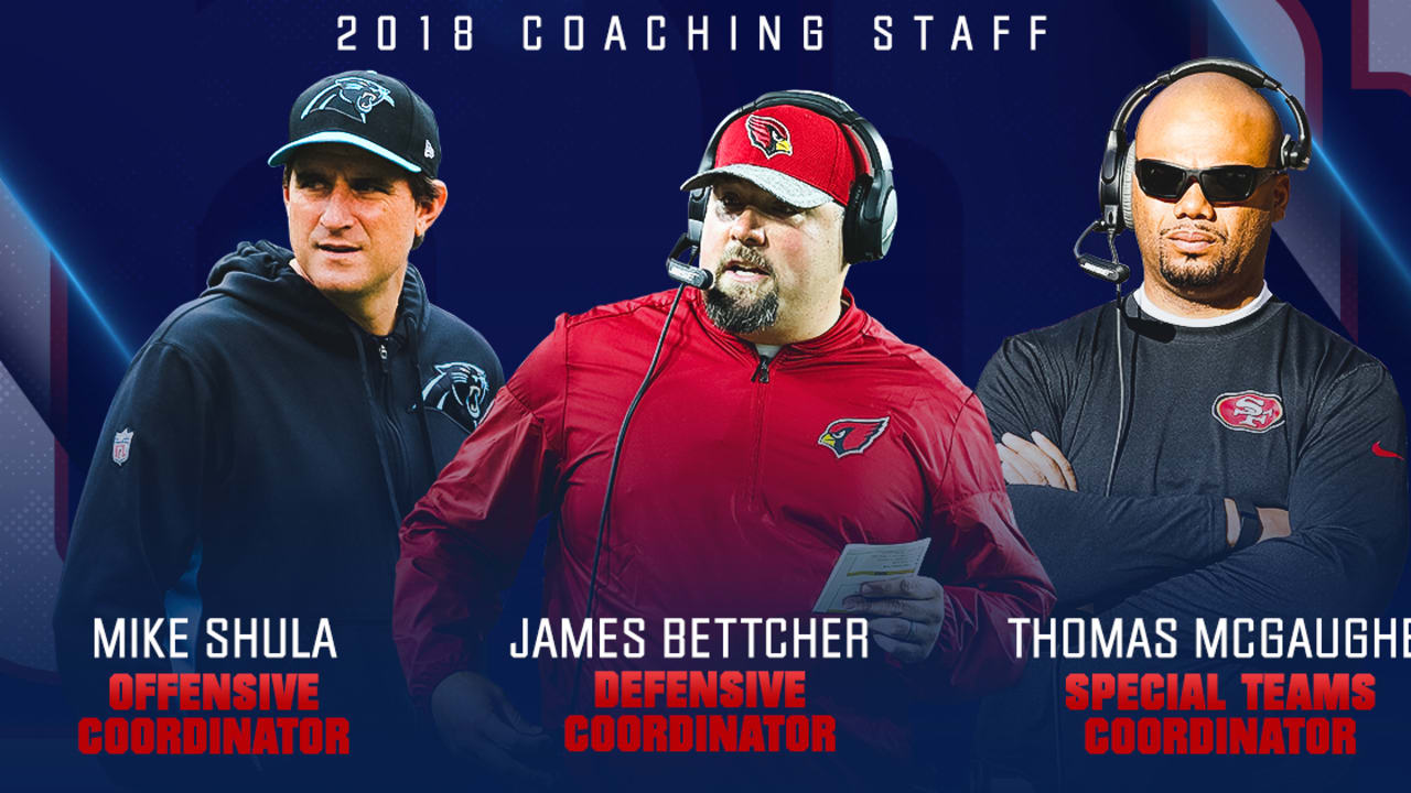 Giants coaching staff announced; Mike Shula named offensive coordinator