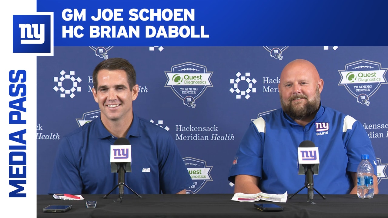 GM Joe Schoen And HC Brian Daboll On Putting The Roster Together