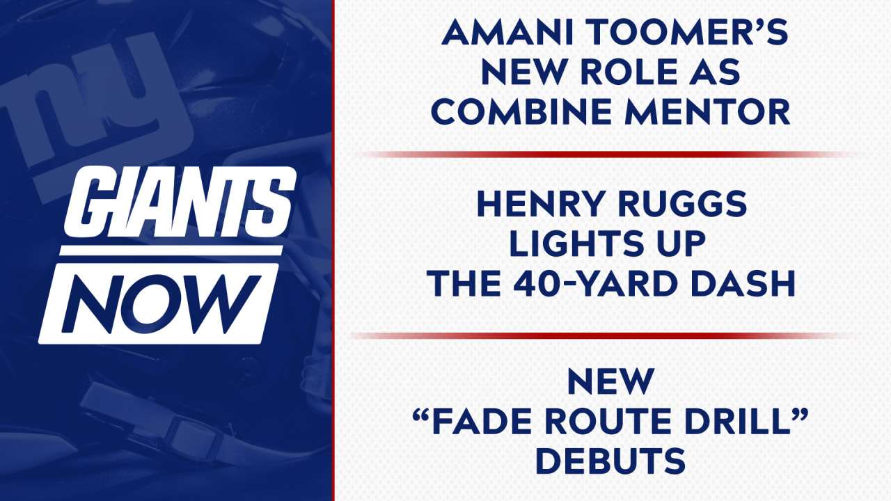 Giants Now (2/28) Amani Toomer’s new role as Combine mentor, Henry