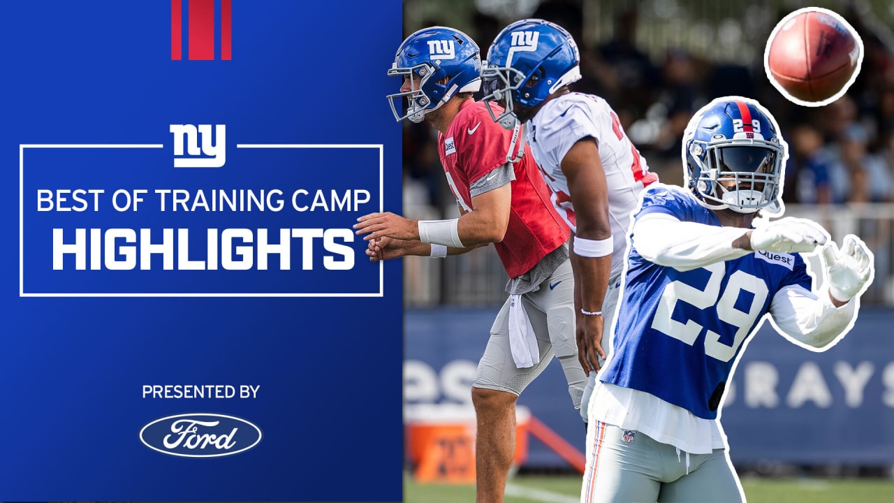 Giants Training Camp Practice Highlights & TOP PLAYS