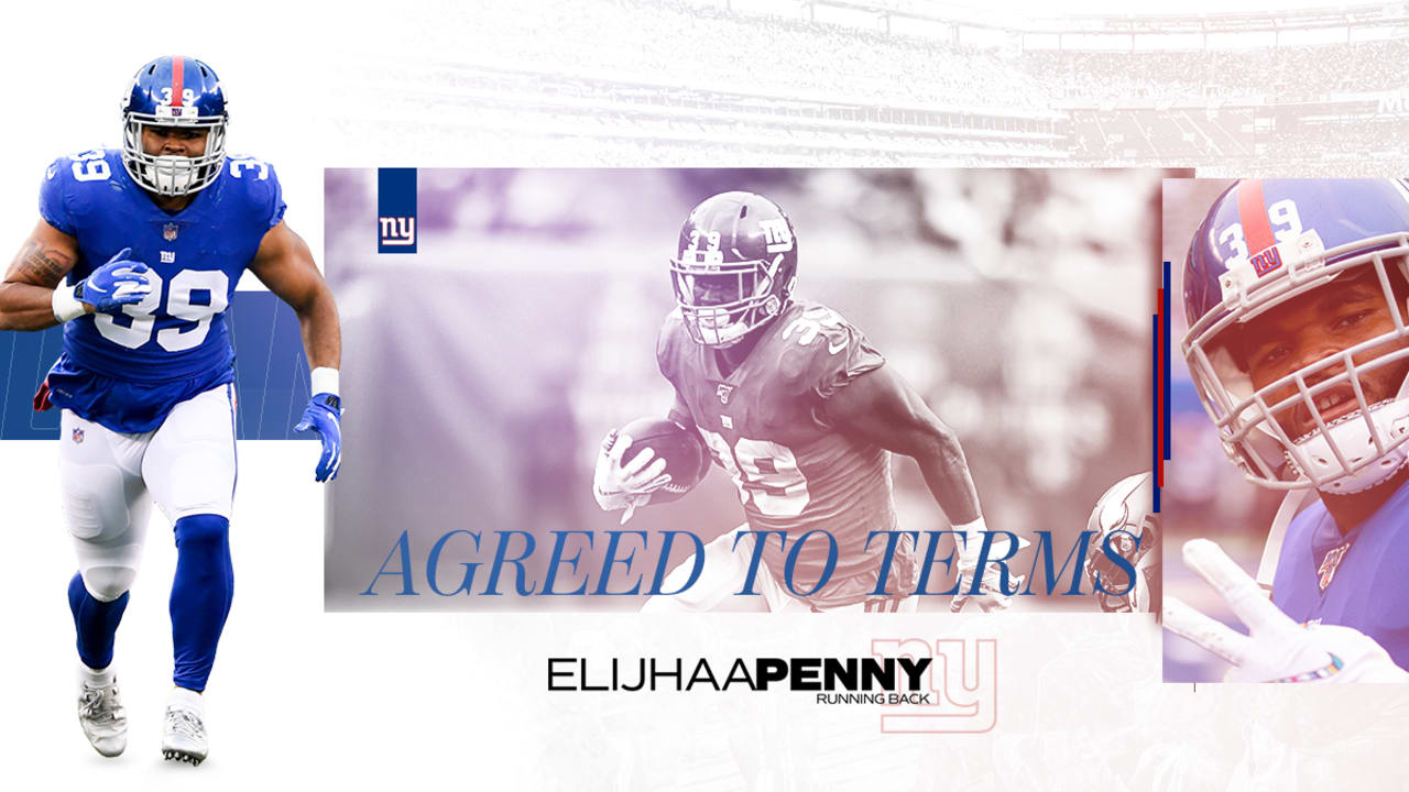 NFL free agency: Giants tender FB Elijhaa Penny 