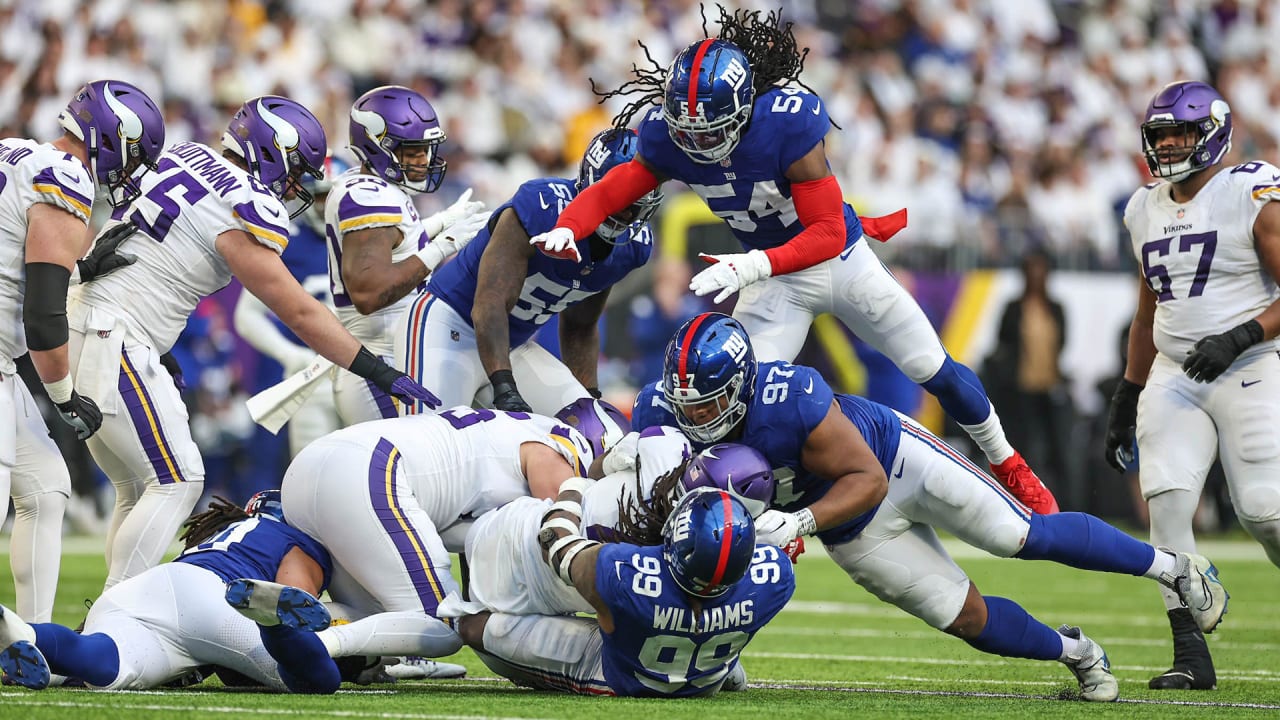 Vikings vs. Giants set for 2022 NFC Wild Card round