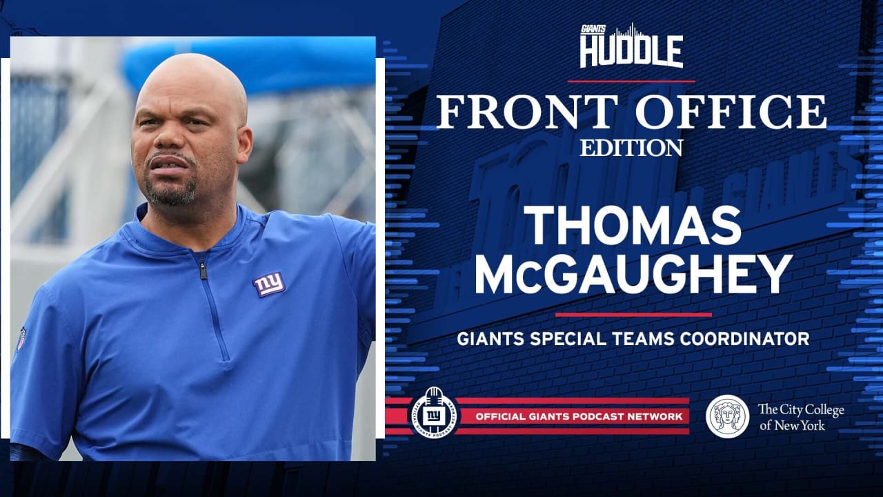 Giants Huddle Front Office Edition Thomas McGaughey