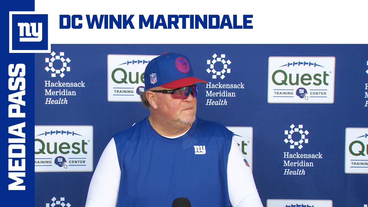 Giants' DC Wink Martindale: 'We have our work cut out for us' defending  Washington - Big Blue View