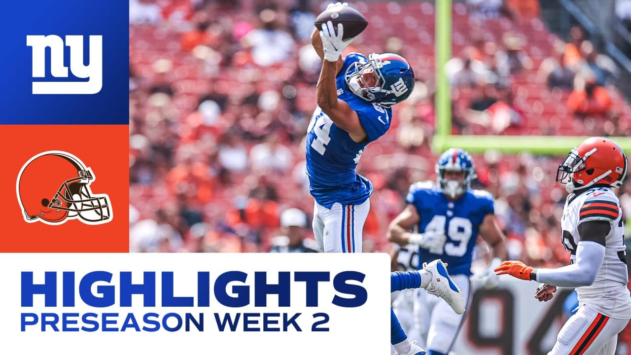 \ud83c\udfa5 Highlights: Cleveland Browns 17, New York Giants 13