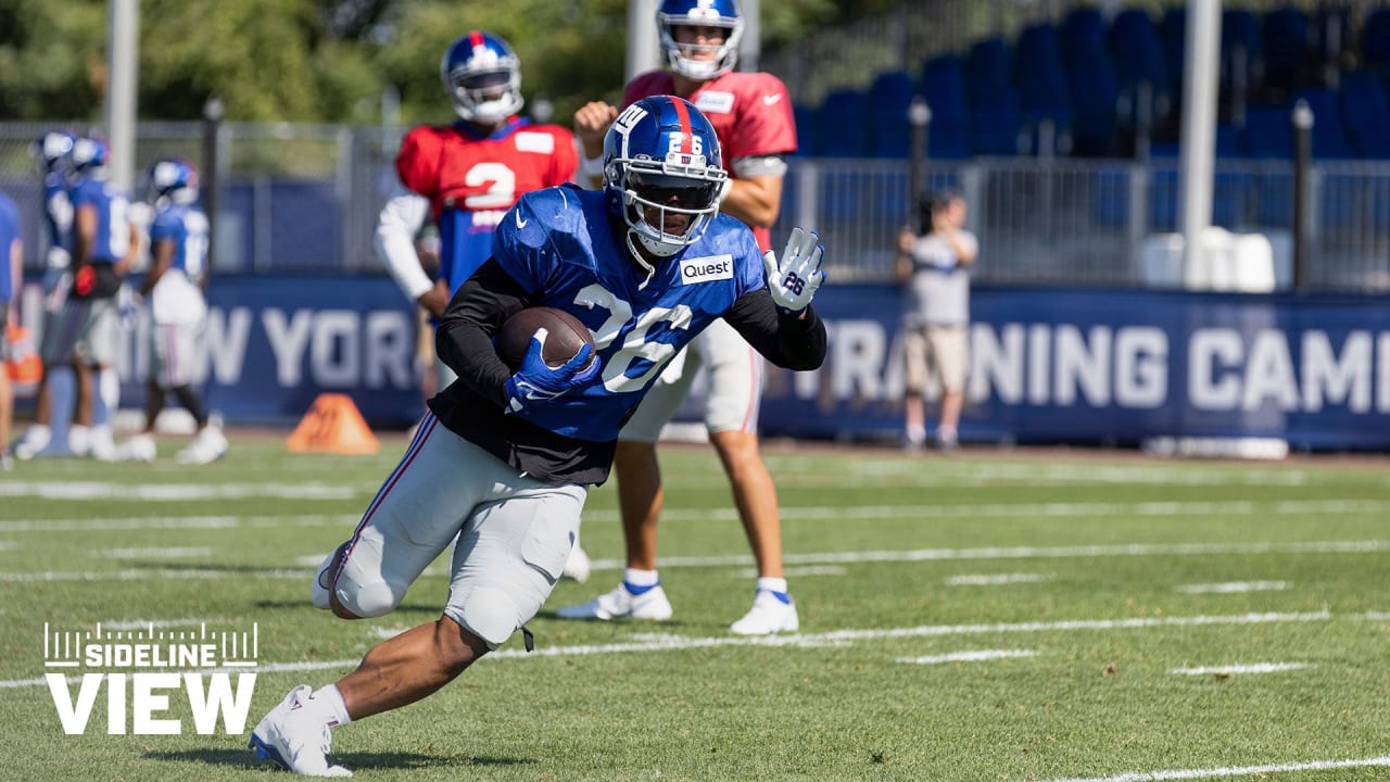 New York Giants safety Yusuf Corker during an NFL preseason