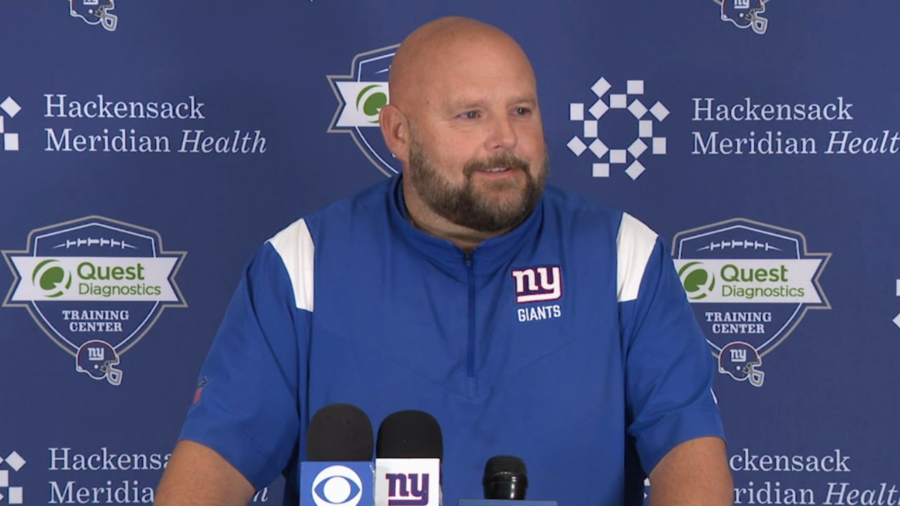 Brian Daboll, Giants emphasize conditioning during Sunday practice