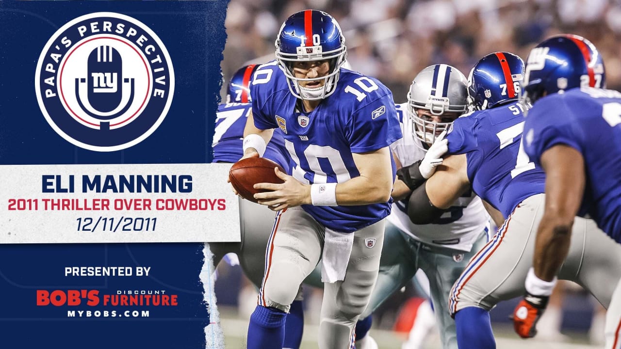 Eli Manning Talks Giants-Cowboys Rivalry