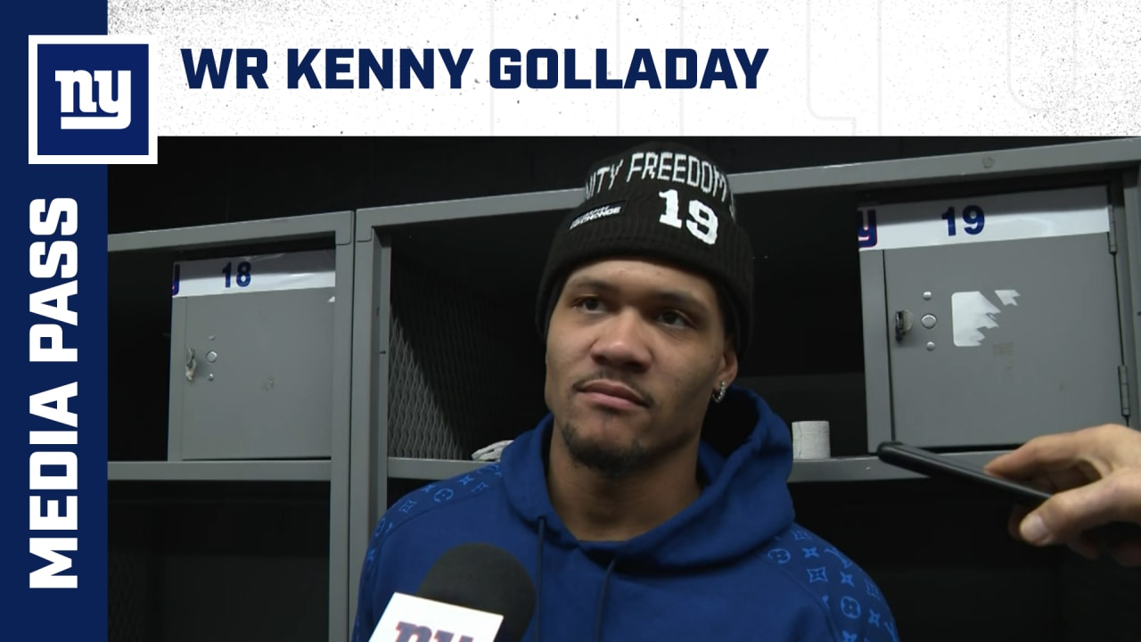 WR Kenny Golladay on catching Davis b's first NFL TD pass