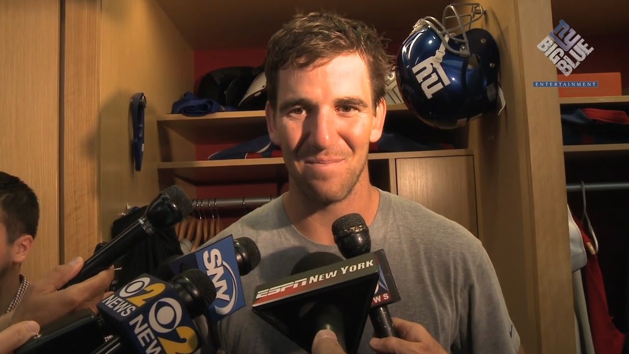 QB Eli Manning On Playing Smart Football