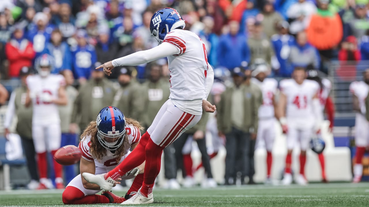 New York Giants kicker Graham Gano nails 55-yard FG to put Giants on the  board vs. Seattle Seahawks