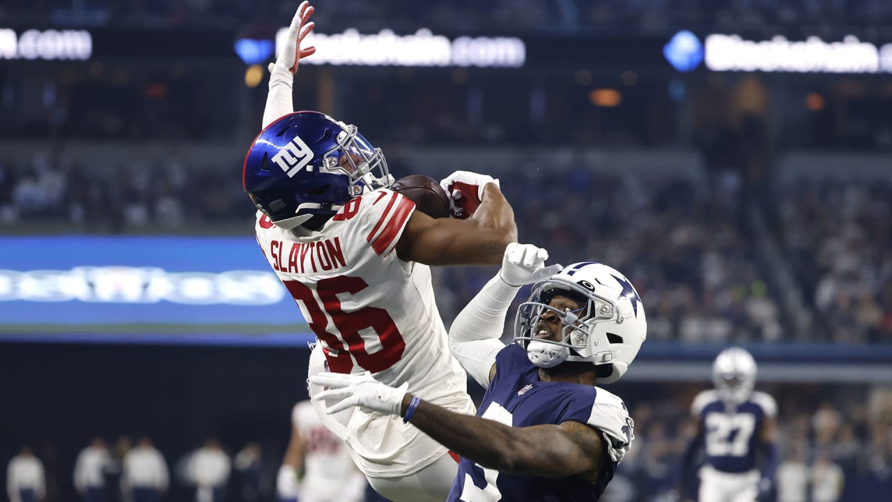 MUSTSEE Darius Slayton leaps for 44yard catch Giants vs. Cowboys Highlights
