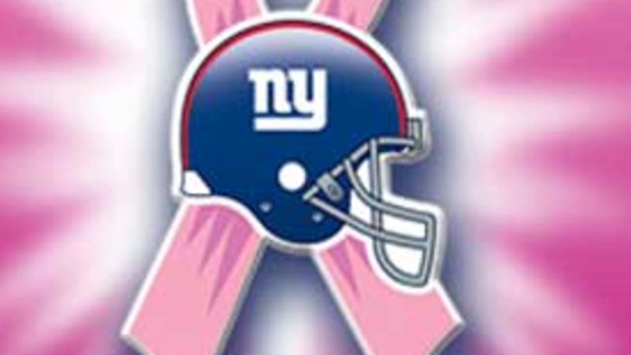 Ny giants breast store cancer awareness hat