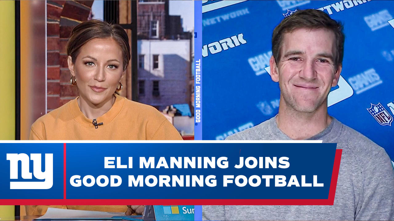 Eli discusses The Eli Manning Show, Walter Payton Man of the Year &  ManningCast on GMFB