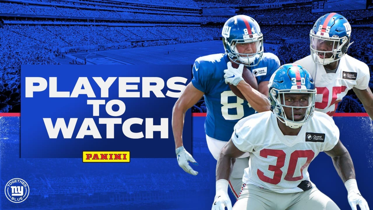 Players to watch in Giants vs. Jets preseason opener