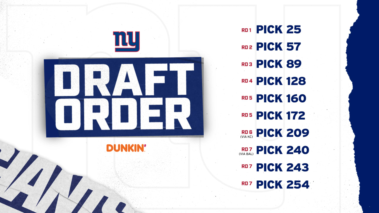 ny giants draft picks