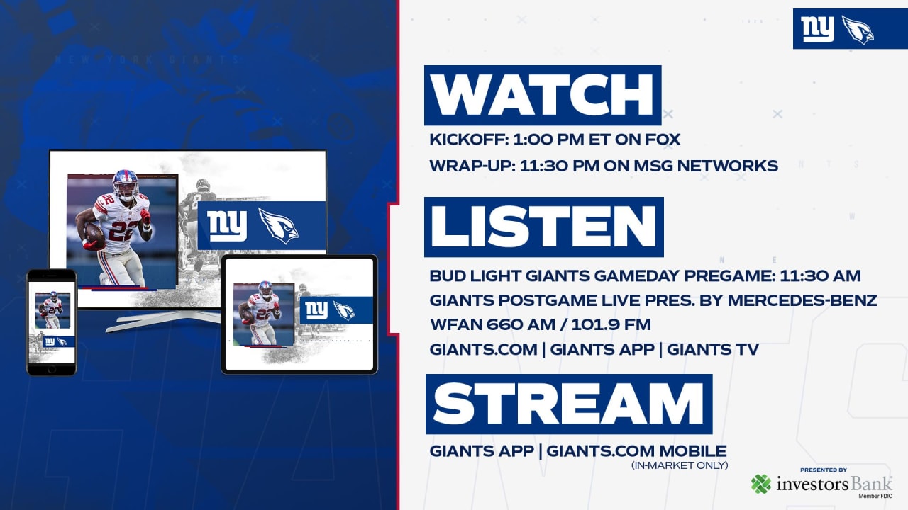 What channel is the New York Giants game today (9/17/23)? FREE LIVE STREAM,  Time, TV, Channel for NFL Week 2 vs. Arizona Cardinals 