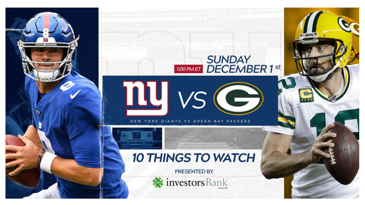 giants packers channel