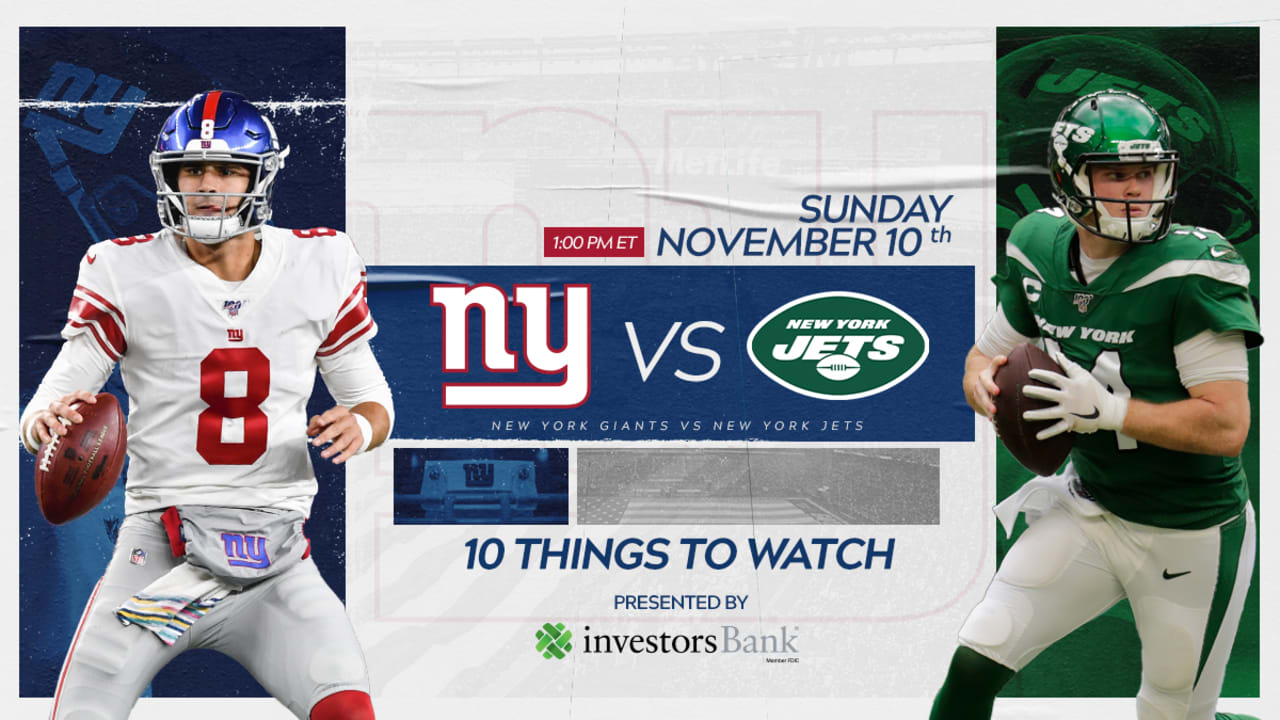 Giants vs. Jets Preview: 10 Things to Watch