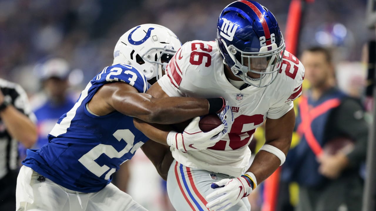 New York Giants' Saquon Barkley surprises Make-A-Wish teen at draft party