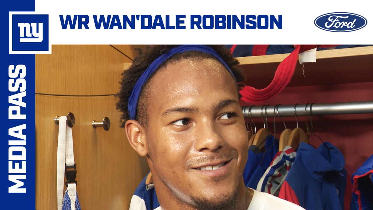 WR Wan'Dale Robinson on his return from injury