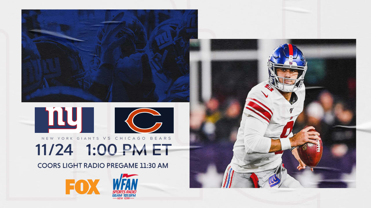 Chicago Bears @ New York Giants Postgame