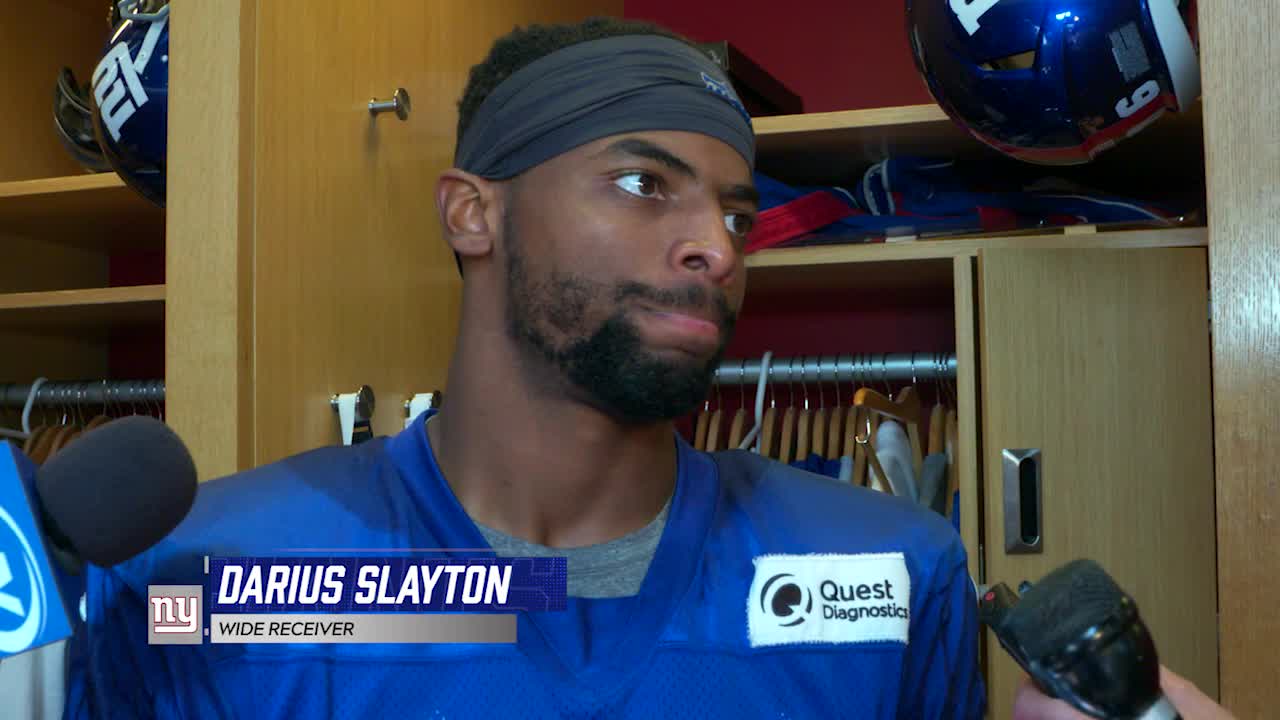 WR Darius Slayton on his NFL debut