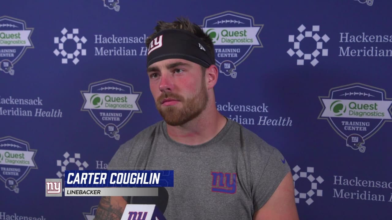 Carter Coughlin will 'remember forever' his first career sack came