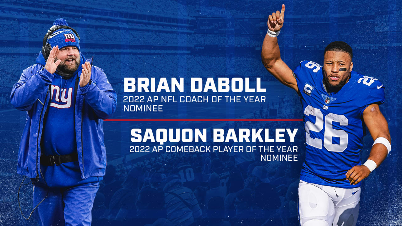 Saquon Barkley nominated for Comeback Player of the Year; Brian