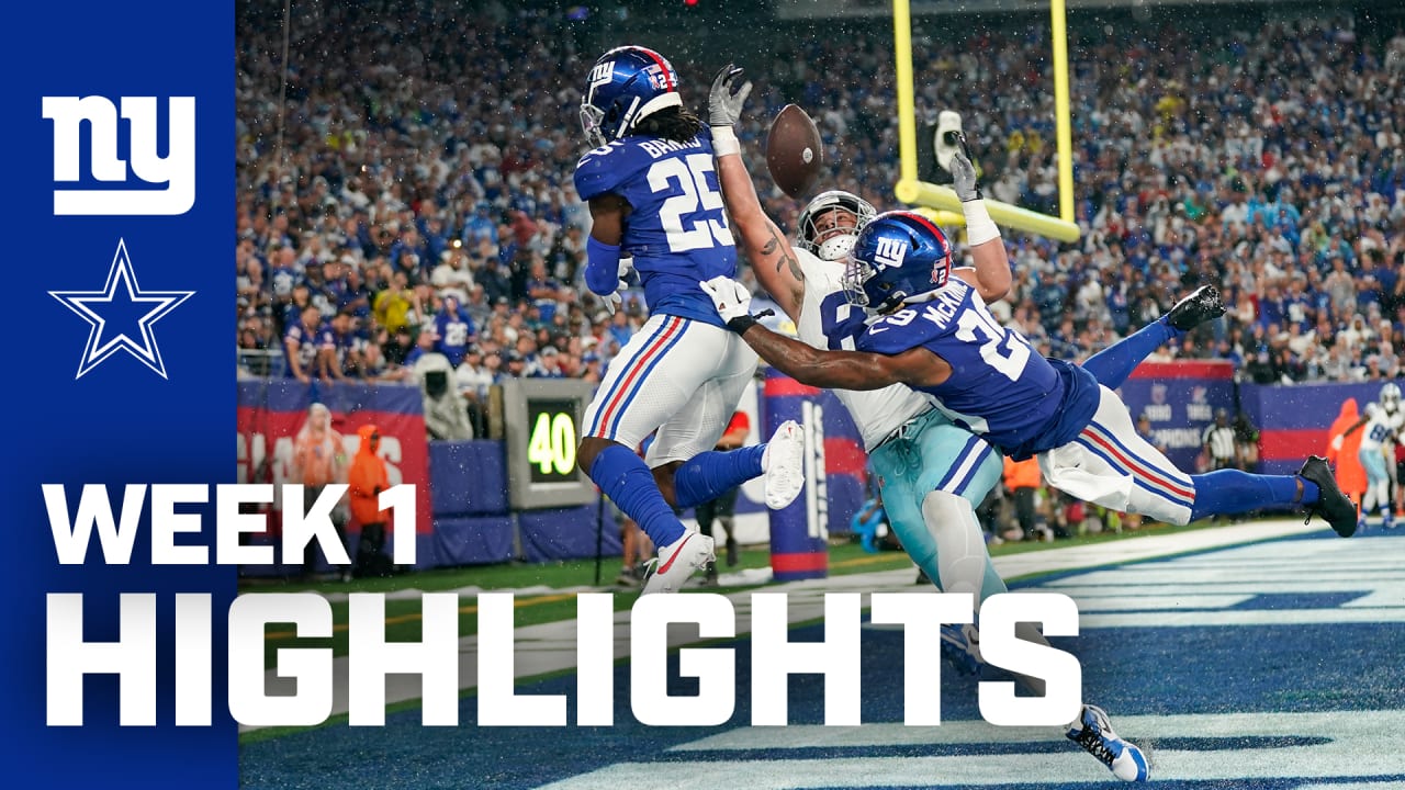 Highlights: Dallas Cowboys 40, New York Giants 0