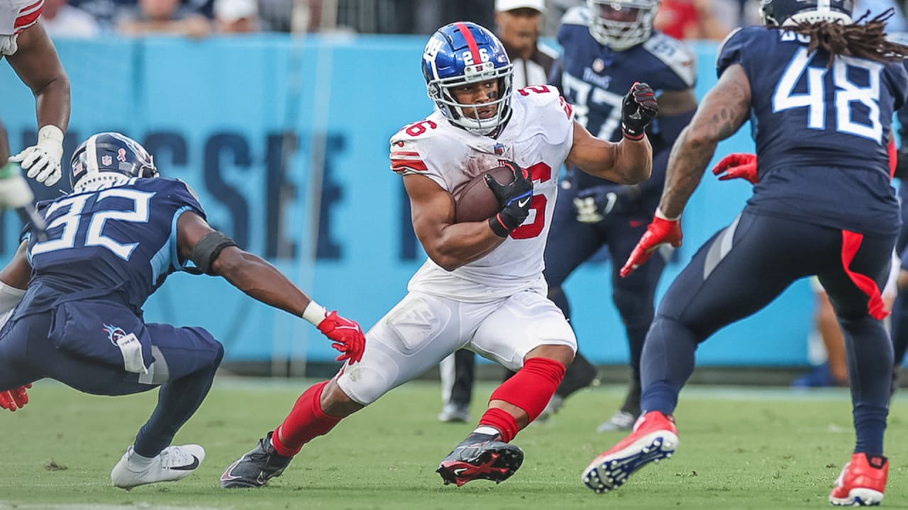 Saquon Barkley's best plays Giants vs. Titans Highlights