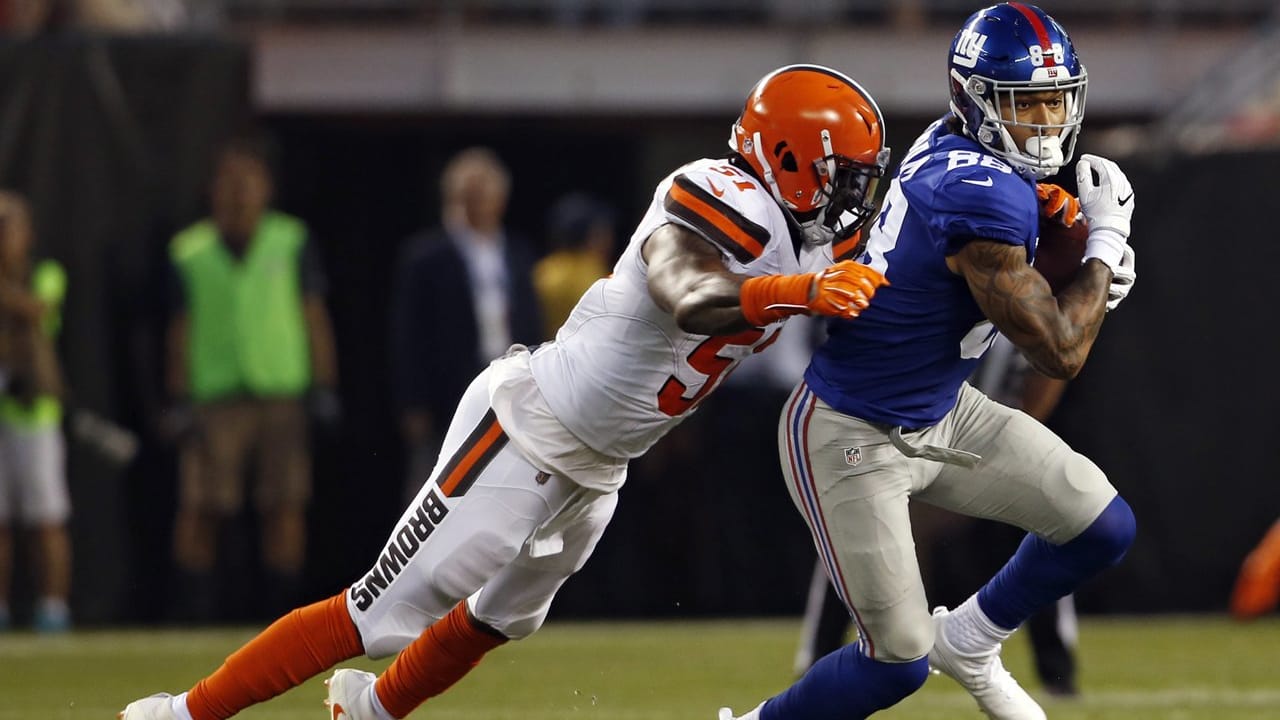 Who stood out for Giants vs. Browns?