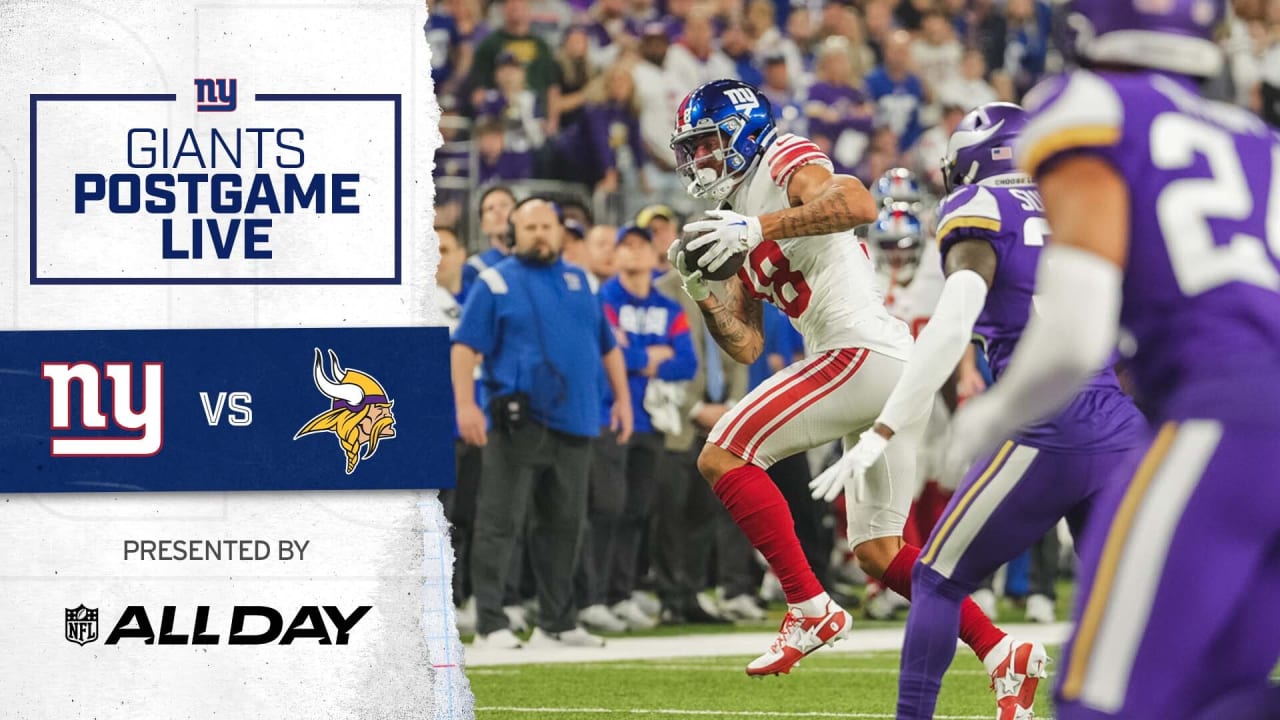 4 downs: Takeaways from the Giants' 31-24 win over the Vikings - Big Blue  View