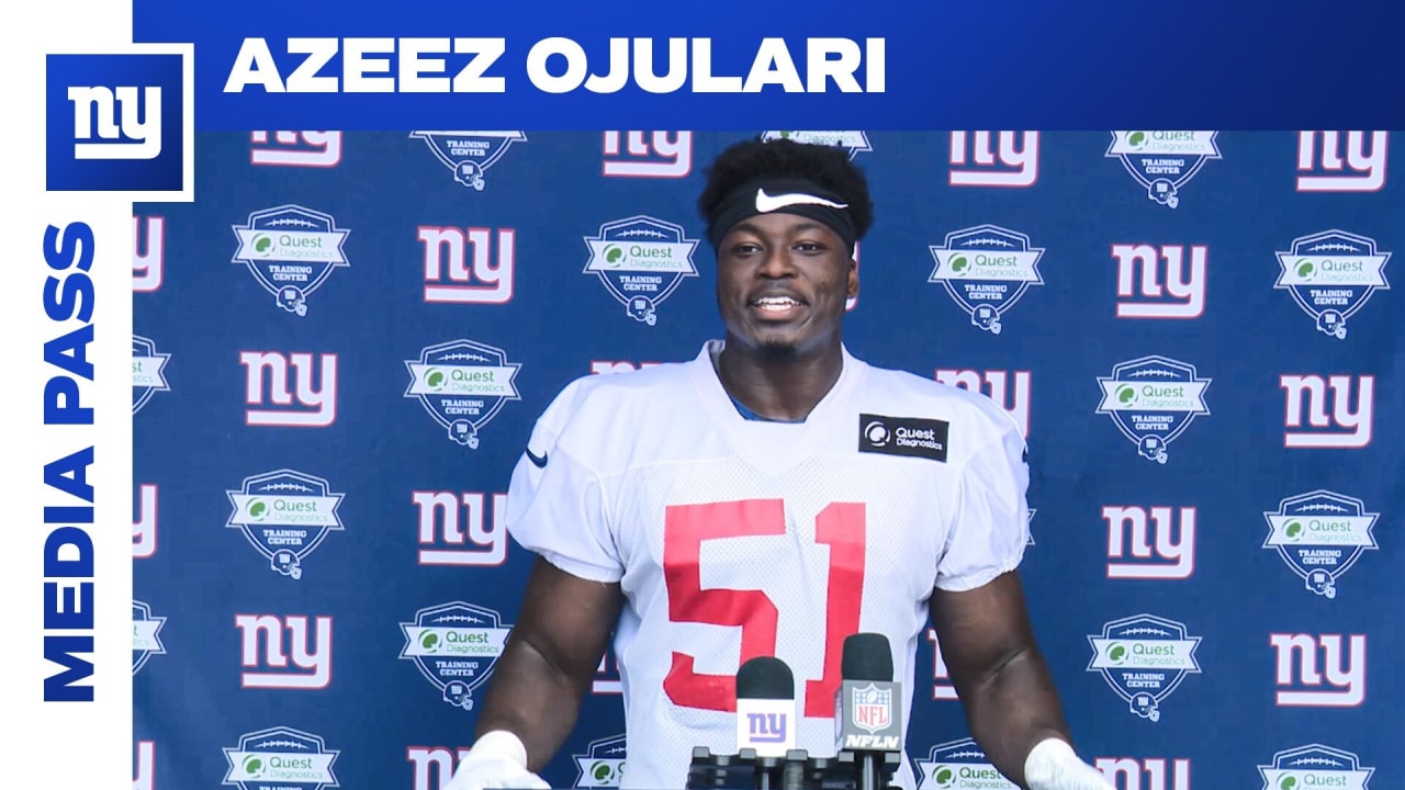 LB Azeez Ojulari talks expectations for rookie year