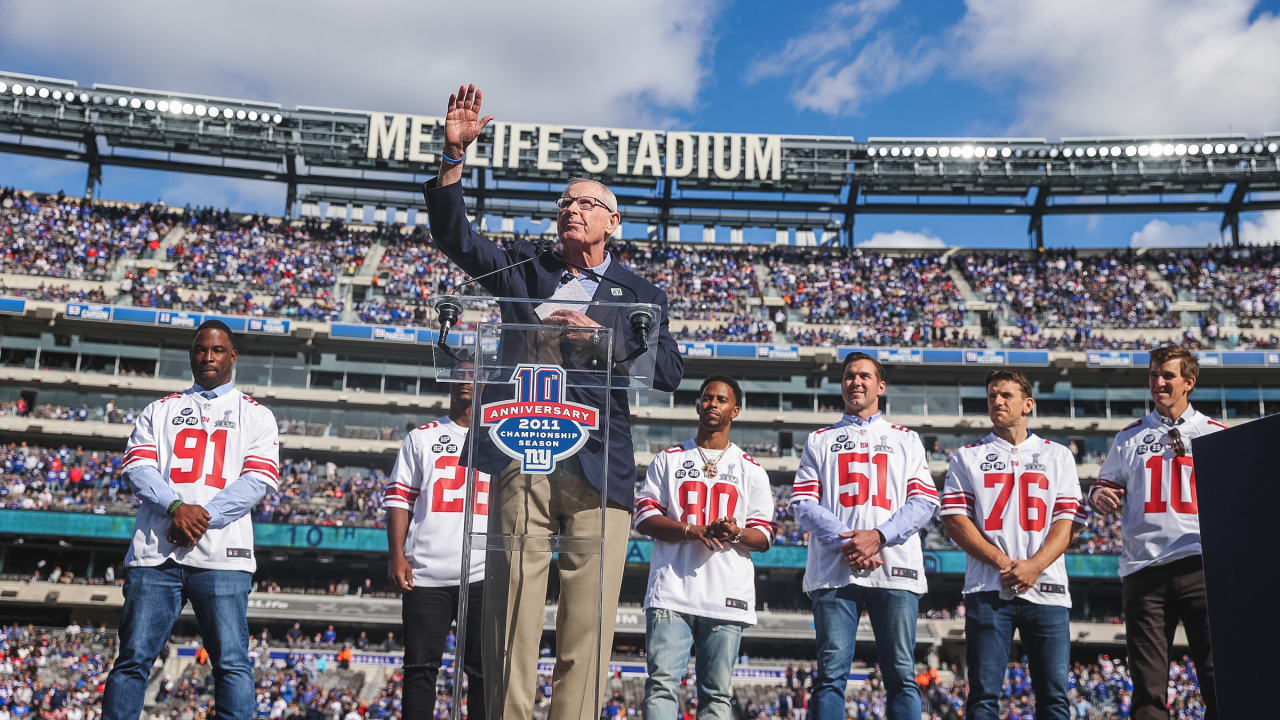 New York Giants Super Bowl XLVI ring ceremony