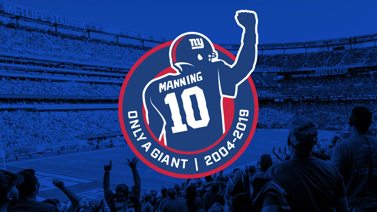 New York Giants Home Game Jersey - Eli Manning