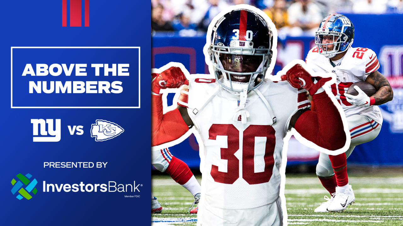 Above the Numbers Key players for Giants vs. Chiefs