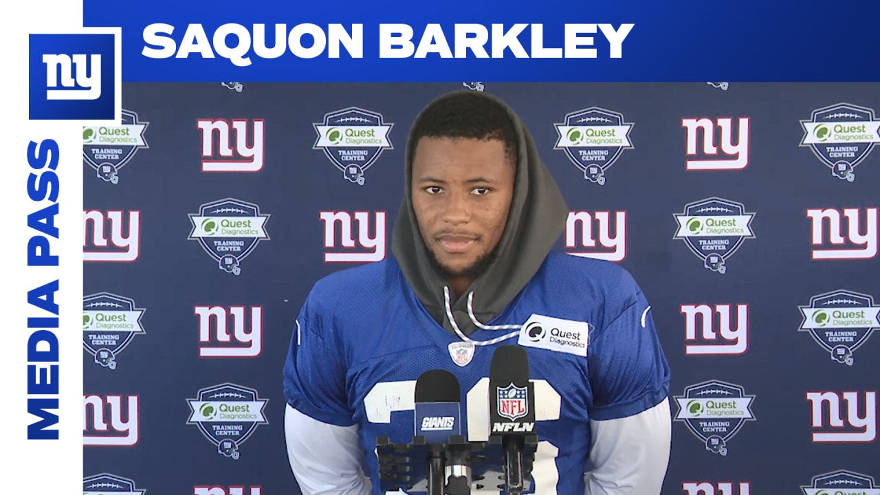 RB Saquon Barkley on his status heading into Week 1