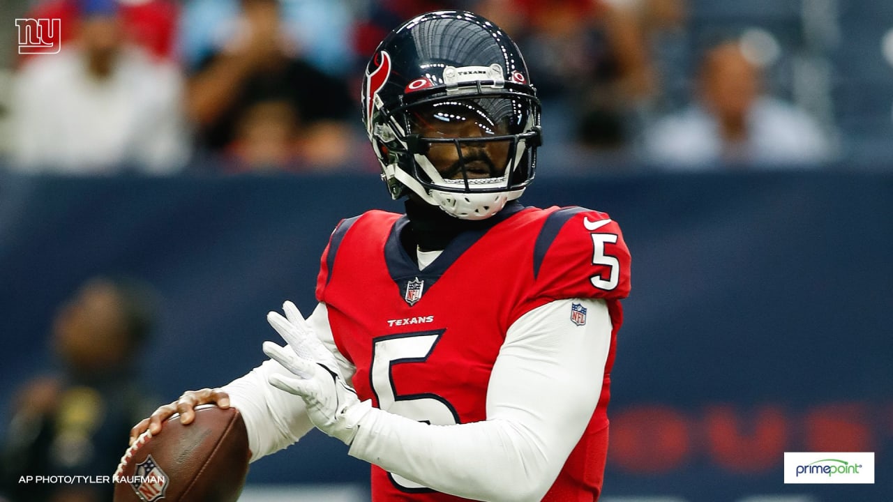 Tyrod Taylor returning as starting QB for Houston Texans' game against Miami