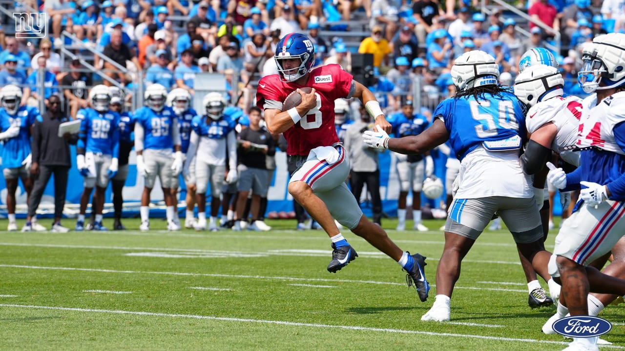 Detroit Lions, New York Giants joint practice live updates: Day 1