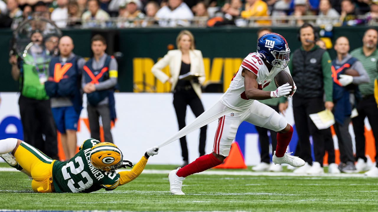 Giants prepare for matchup against Packers in north London