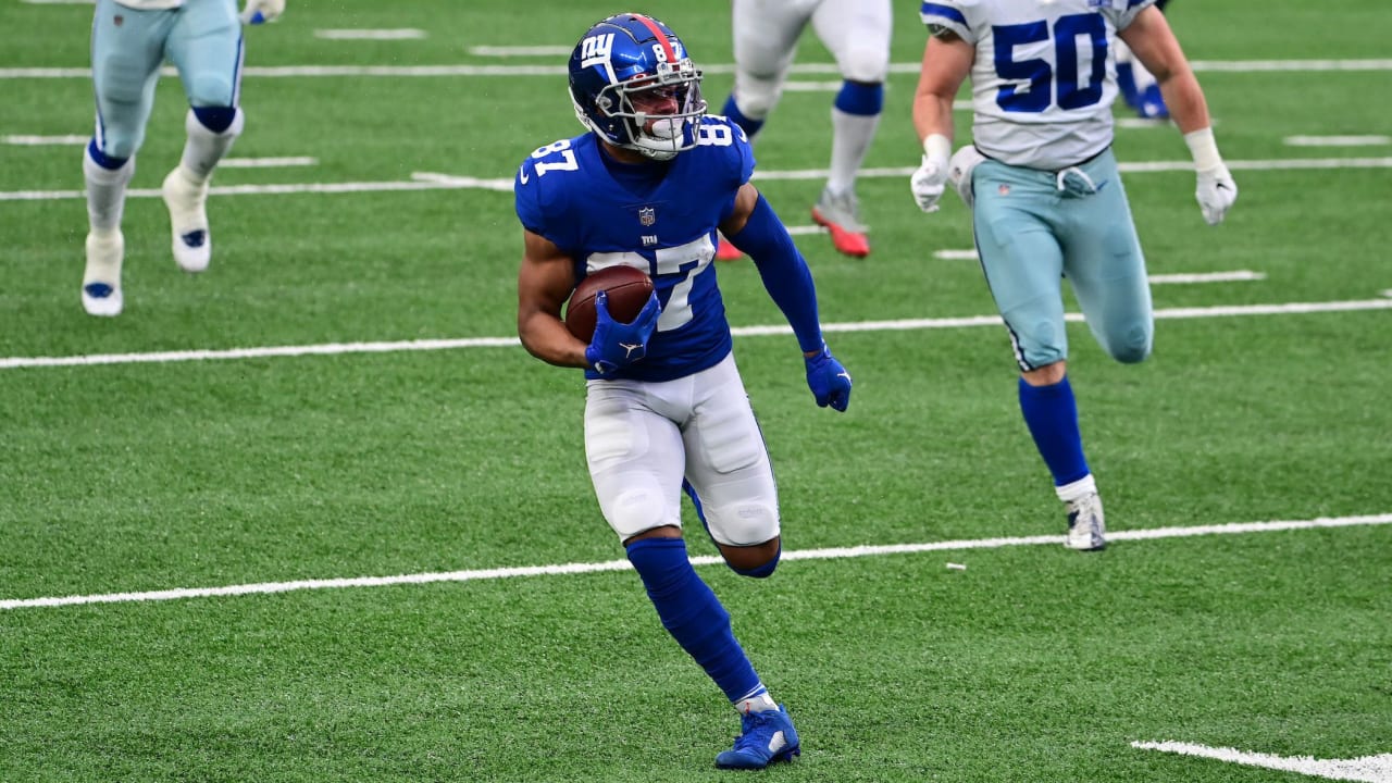 Darius Slayton channels helmet catch on David Tyree's birthday