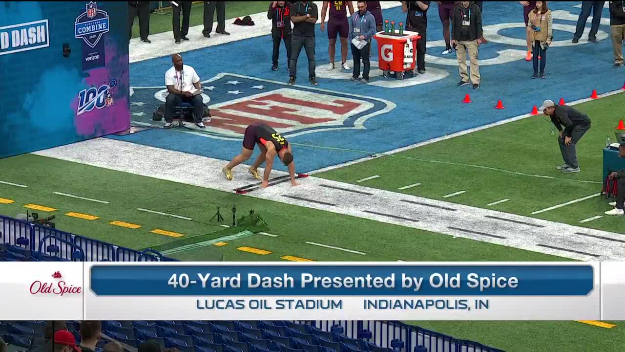 Lucas, OL, Washington State - 40-yard dash