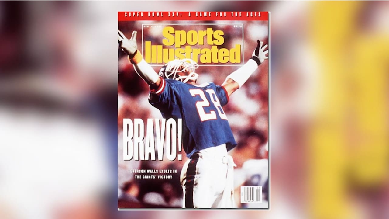 New York Giants Everson Walls, Super Bowl Xxv Sports Illustrated Cover by  Sports Illustrated