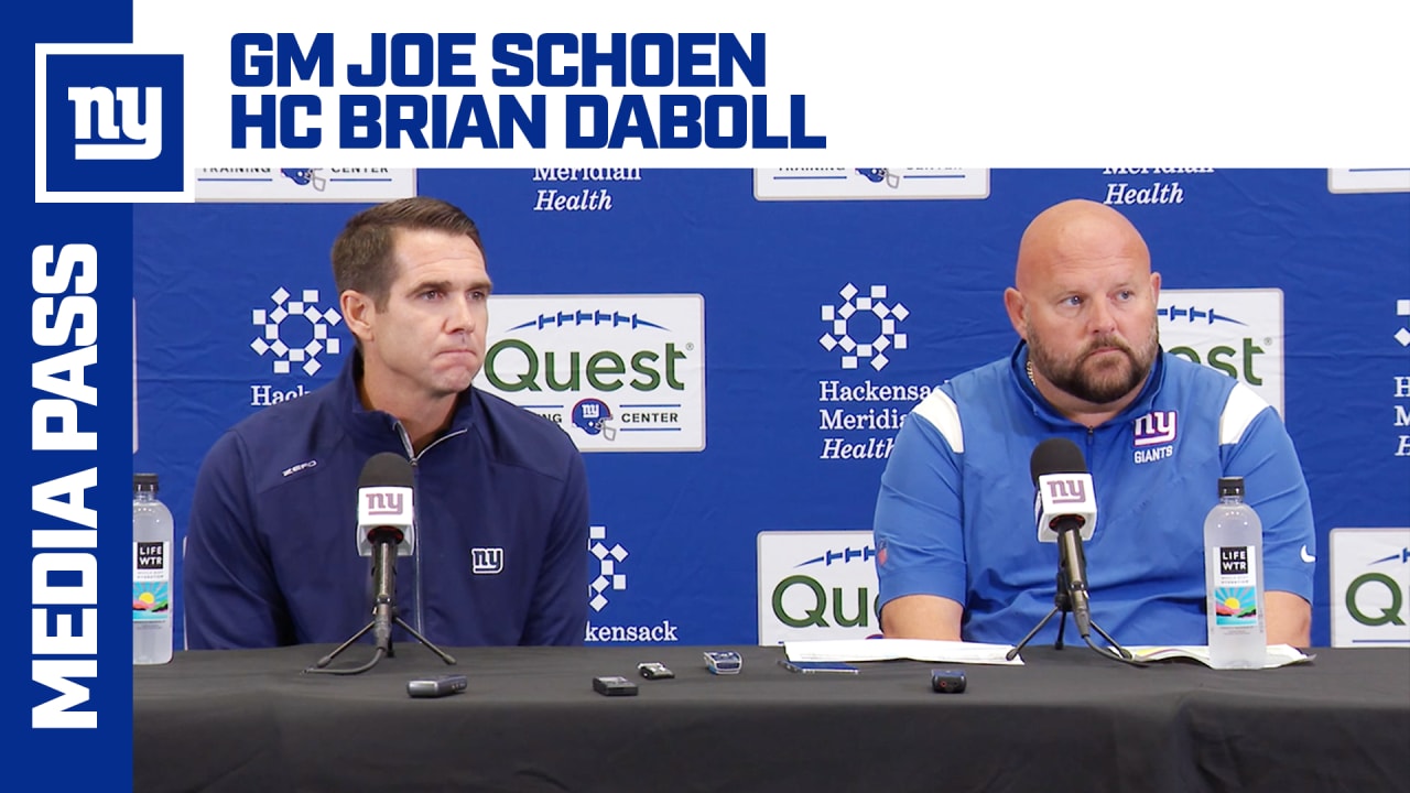 GM Joe Schoen, Coach Brian Daboll Talk State Of 2023 Giants