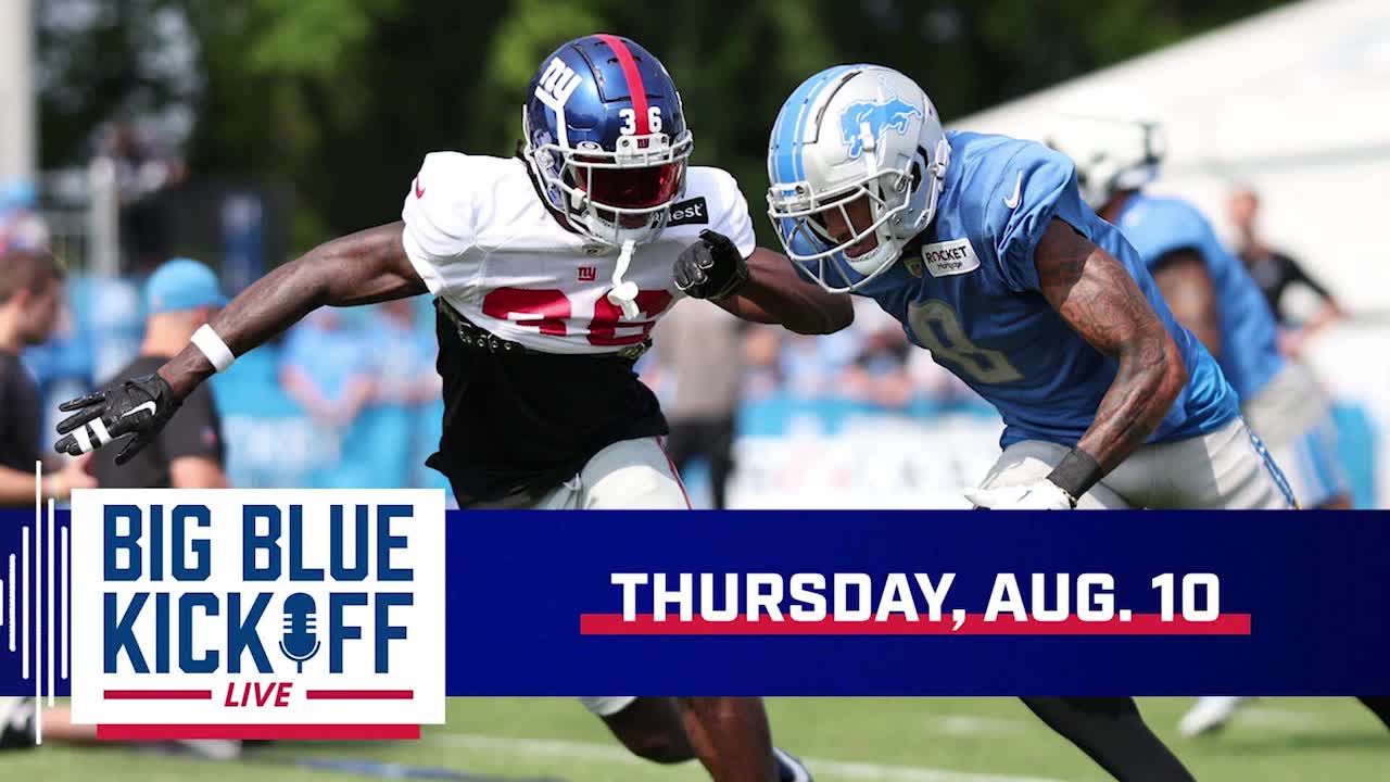 Giants - Lions live updates: Football is back! - Big Blue View