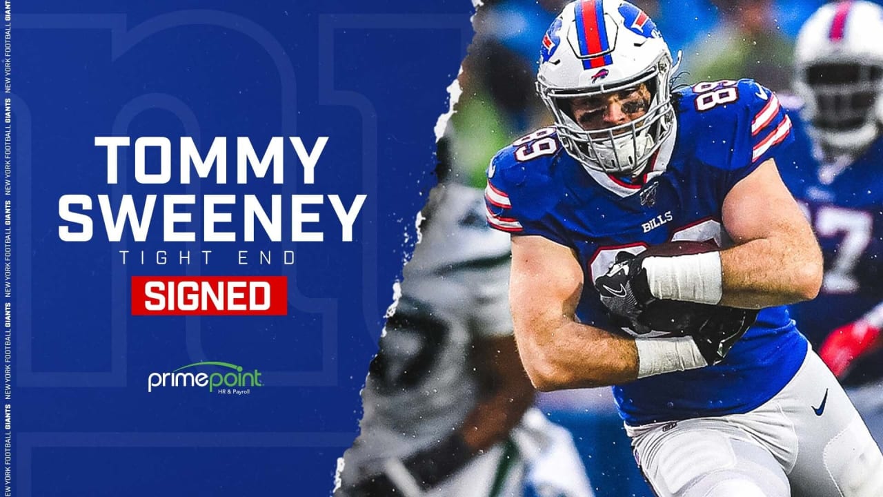 Giants add more tight end depth with Tommy Sweeney