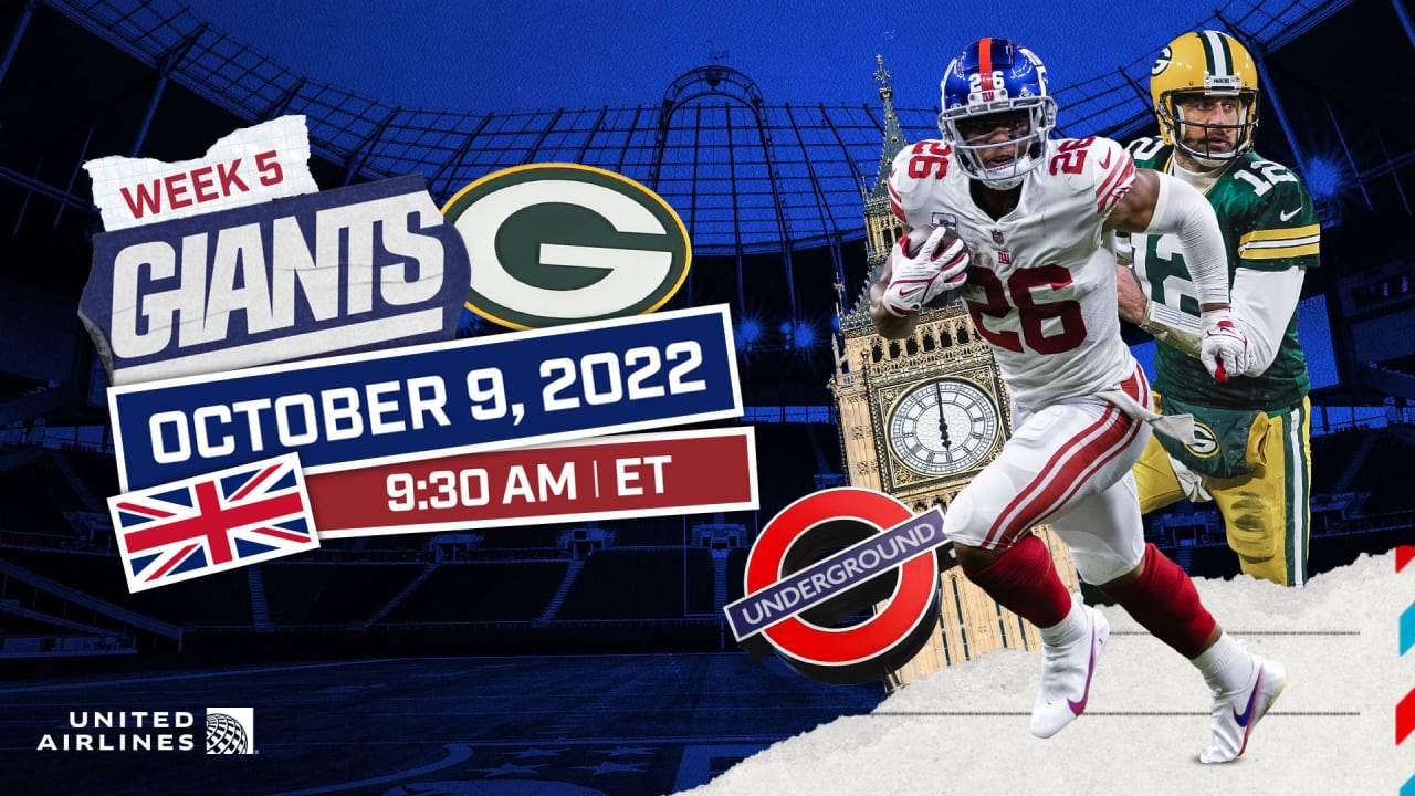 Giants vs. Packers: Time, television, radio and streaming schedule