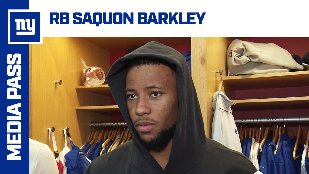 Rb saquon barkley taking it day by day 